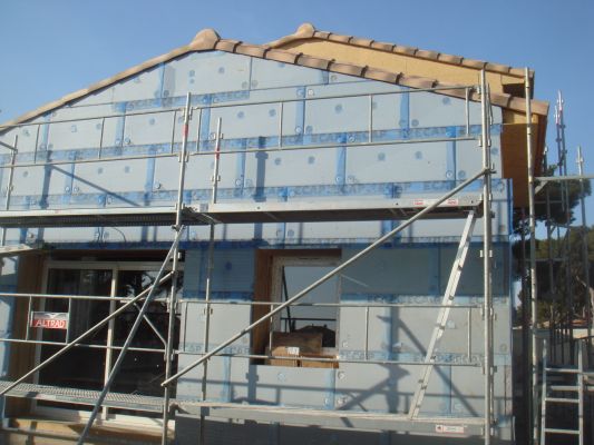 Isolation thermique d'une façade sur Martigues